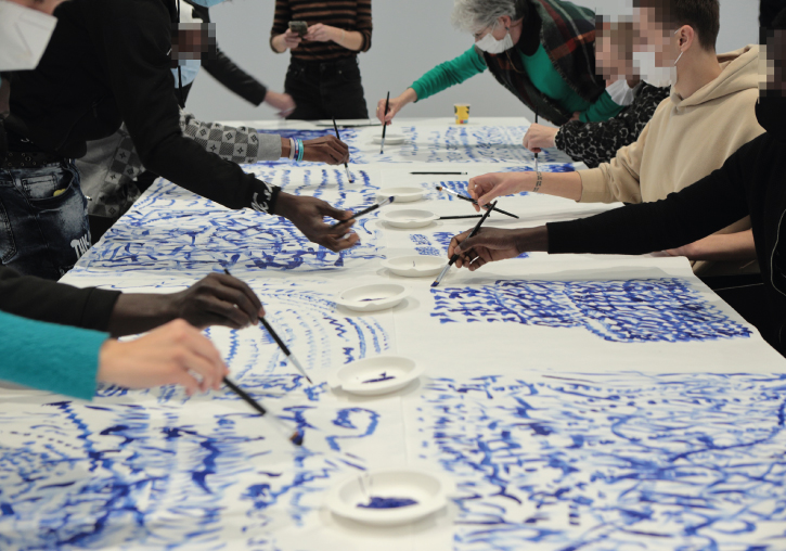 Uno de los talleres del programa 'Art i Ment' de la Universitat de València.